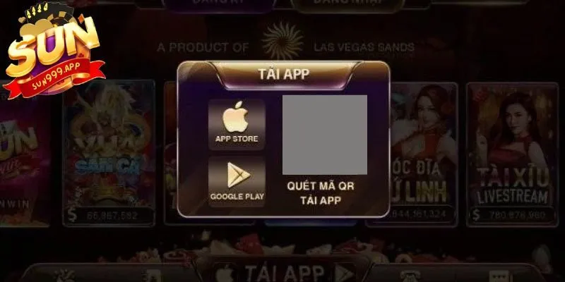 Tải app SUN999 thỏa thích trải nghiệm trên điện thoại