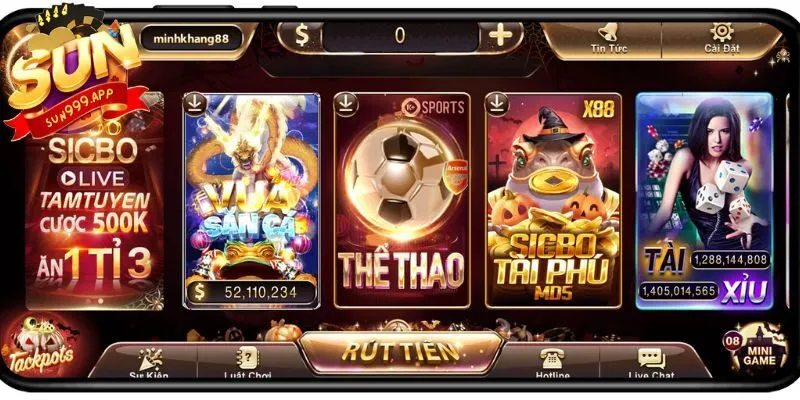 SUN999 - Sự lựa chọn số 1 trong lòng người chơi